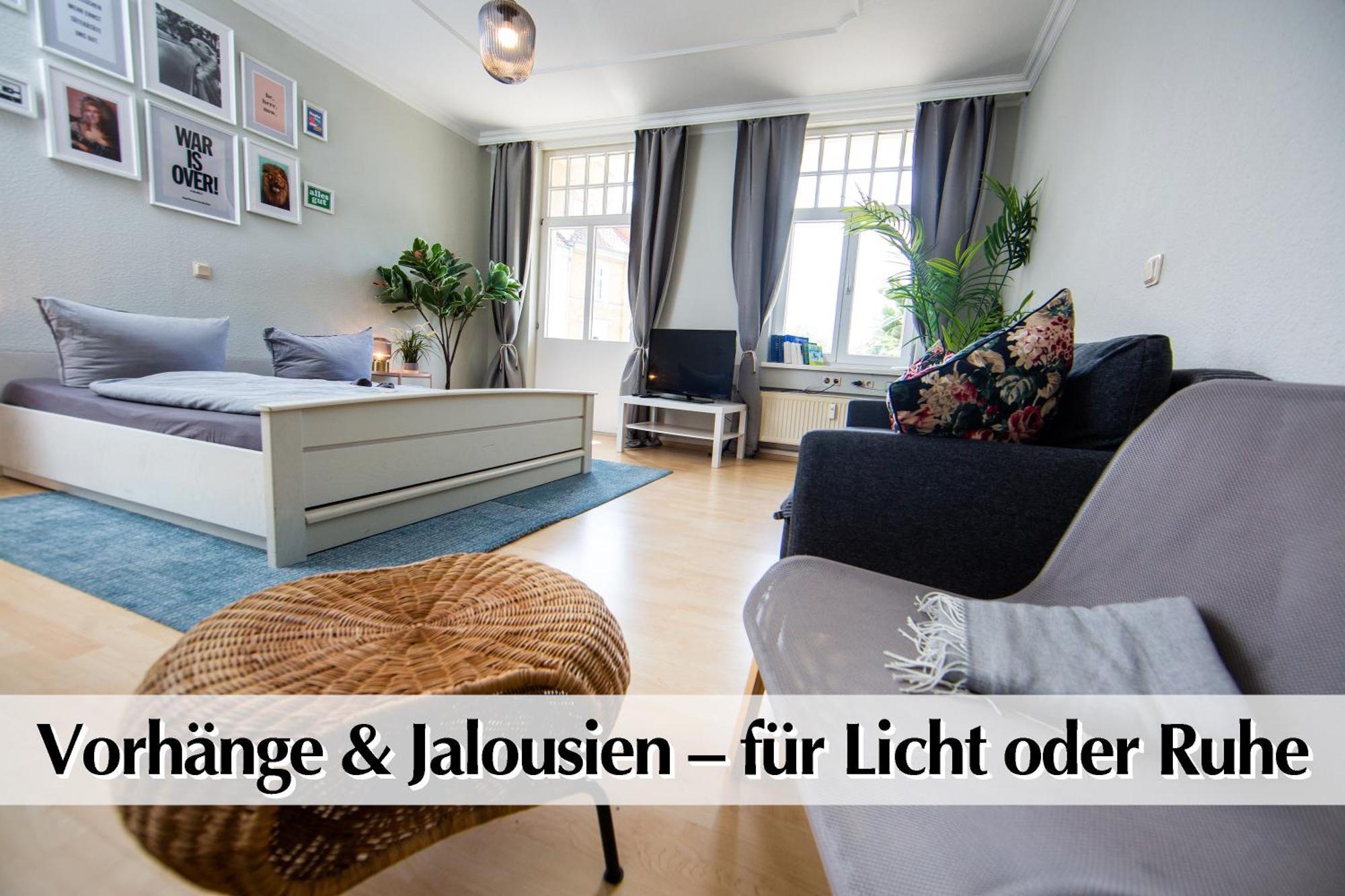 12 Fewos Im Jugendstilhaus Mit Aufzug, Terrasse, Kingsize-Bett, Smart-Tv, Etc Erfurt Pokój zdjęcie