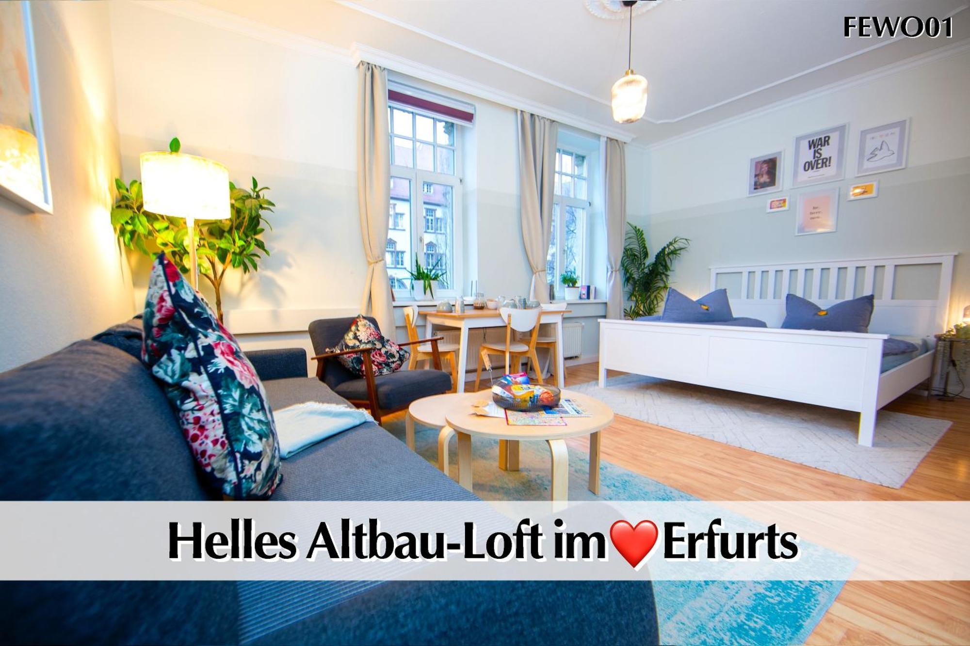 12 Fewos Im Jugendstilhaus Mit Aufzug, Terrasse, Kingsize-Bett, Smart-Tv, Etc Erfurt Zewnętrze zdjęcie